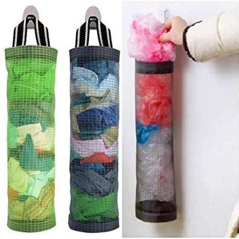 (Buy 1 Get 1 Free) Plastic shopping bag holder shopping bags shopper holder-Kitchen Cabinet Door Trash Bag Holder-Multi-Purpose Bag Holder