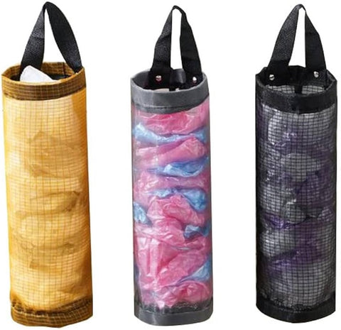 (Buy 1 Get 1 Free) Plastic shopping bag holder shopping bags shopper holder-Kitchen Cabinet Door Trash Bag Holder-Multi-Purpose Bag Holder